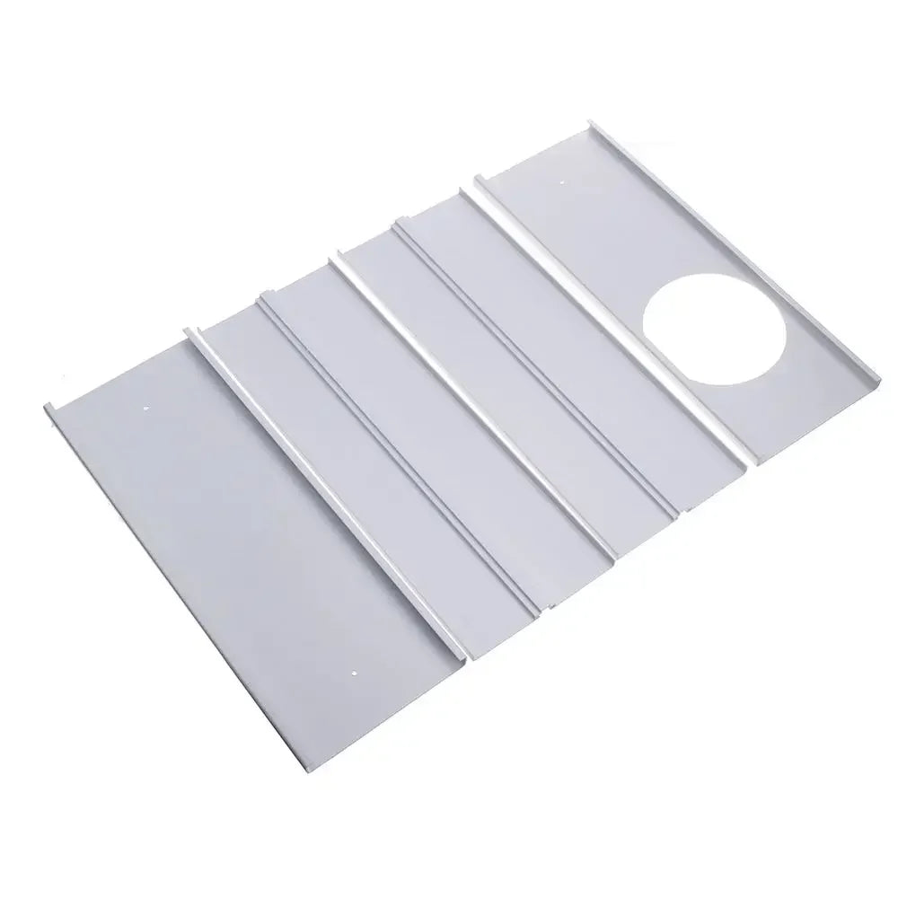 5Pcs/set Portable Air Conditioner Window Kit Adjustable Slide Plate Wind Shield Adapter Connector Air Conditioning Accessories