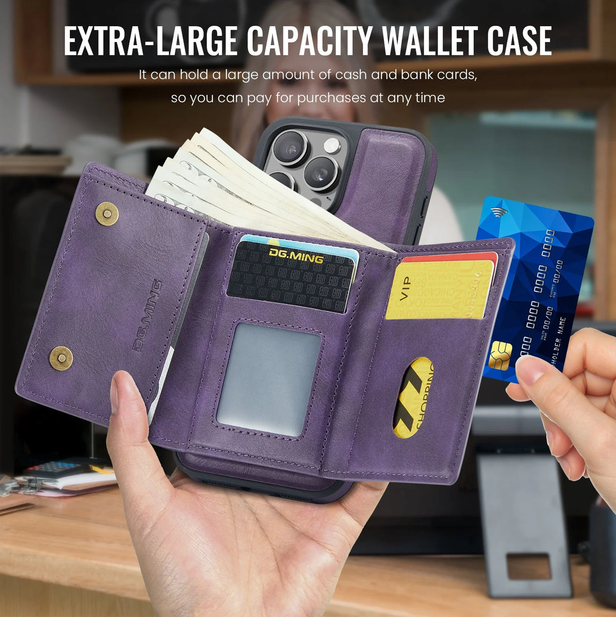 Magnetic Leather Wallet Card Phone Case For iPhone 17E 17 Air 16E 16 Pro Max 15 Plus 14 13 12 11 Flip Wireless Charging Cover