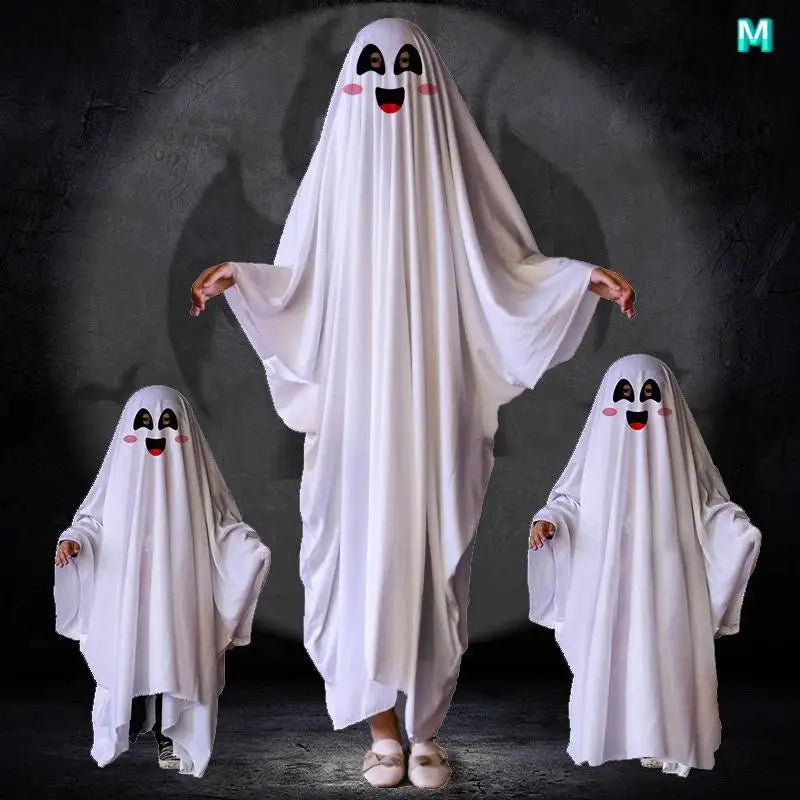 Halloween Costume Soft Breathable Fabric Easy Wear Cute Prints For Adults Kids Halloween Parties