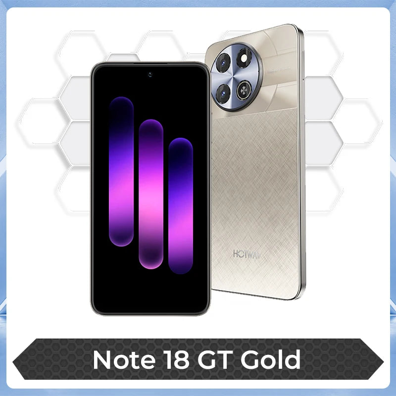 HOTWAV Note 18 GT Smart Phone 7.2'' 120Hz 8.6mm Ultra-Thin Mobilephone 8GB RAM 256GB ROM 6200mAh Battery Android 15 Cellphone