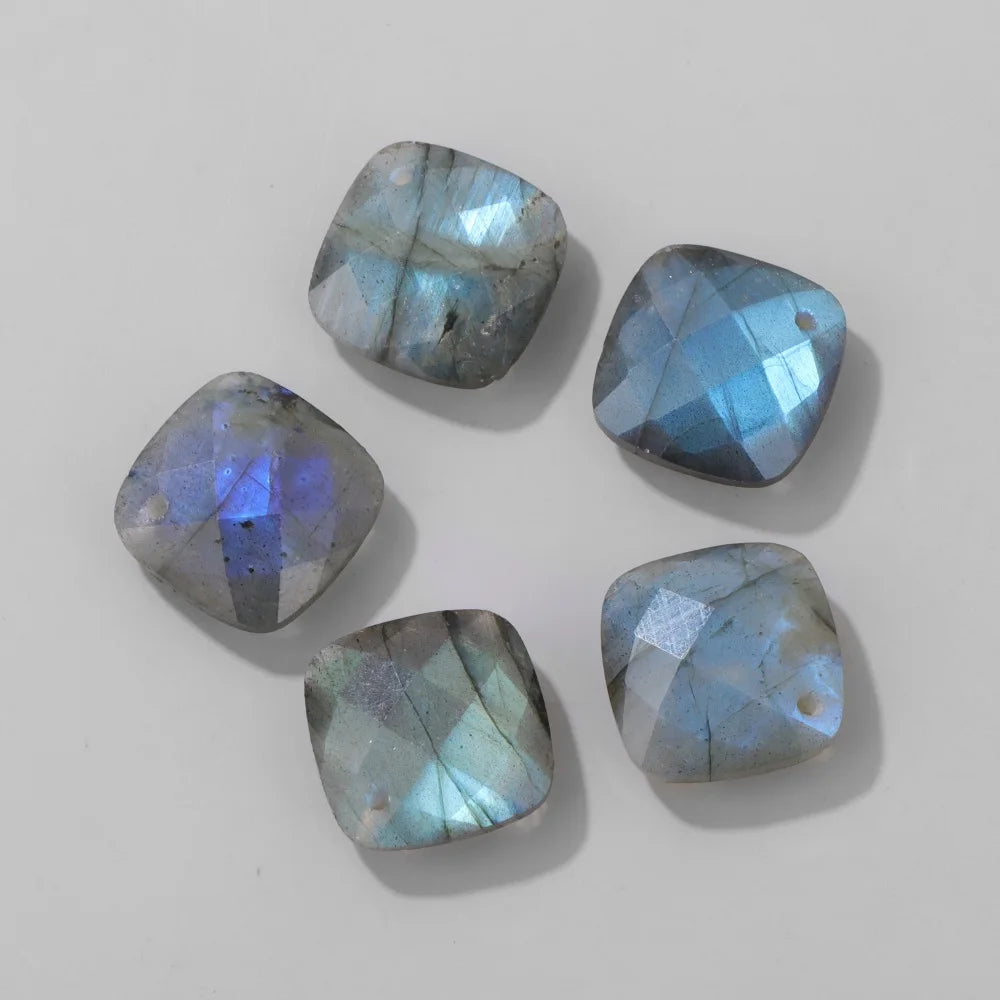 High Quality Natural Stone Labradorite Beads Charms Shiny Healing Gem Stone For Jewelry Making Necklace Earrings Accessries