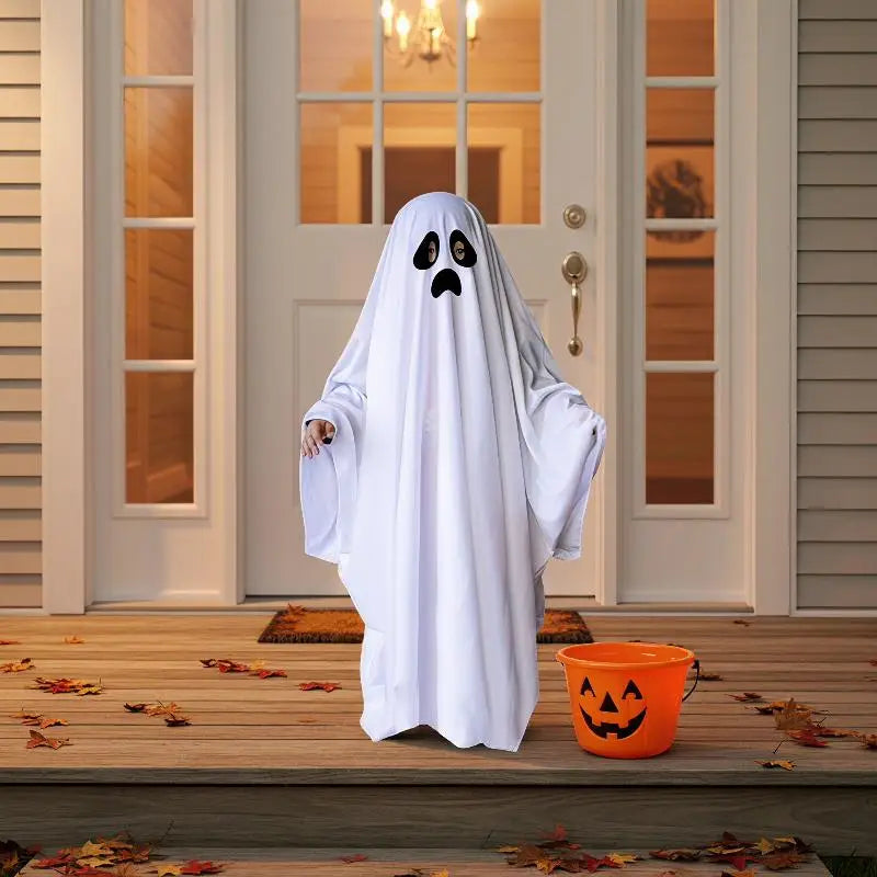 Halloween Costume Soft Breathable Fabric Easy Wear Cute Prints For Adults Kids Halloween Parties