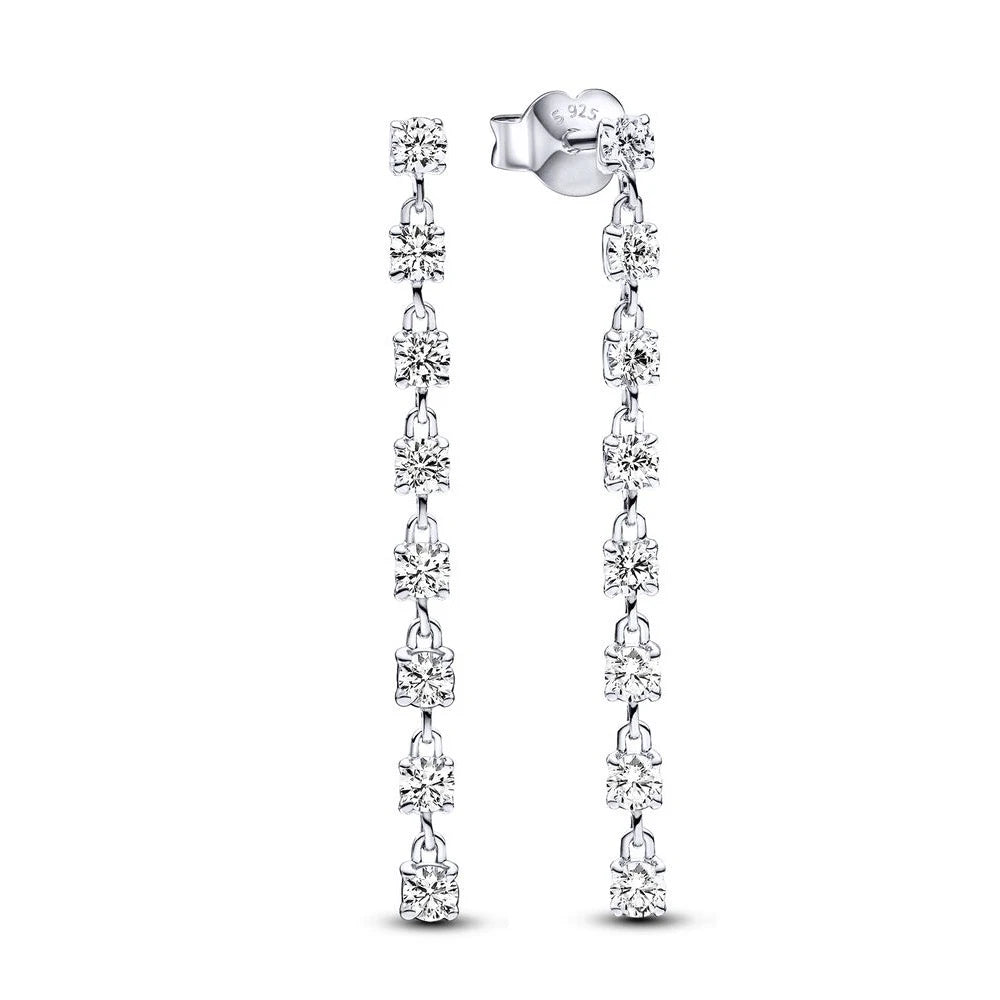 925 Silver Stud Earrings Hoop Earrings For Women Rose Flower Strawberry Butterfly Daisy Earrings Set Fashion Jewelry Gift