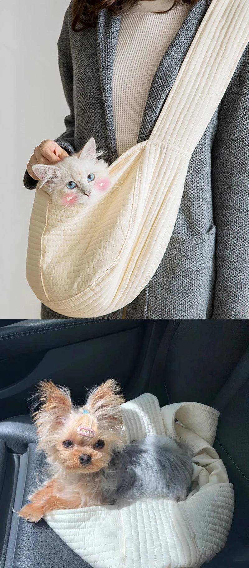 Outdoor Puppy Carrier Bag Carrier Bag Cat Carrier Bags Out Crossbody Shoulder Bag Portable Cat Dog Sling Bag Pet Carrying Suppli