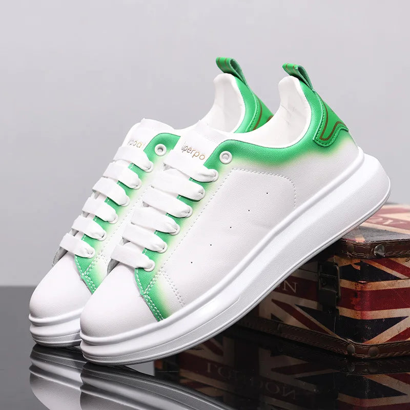 New Luxury Design Sneakers For Men Fashion White Board-shoe Soft Women Walking Shoes Running Shoes Couples Sneakers Tennis shoes