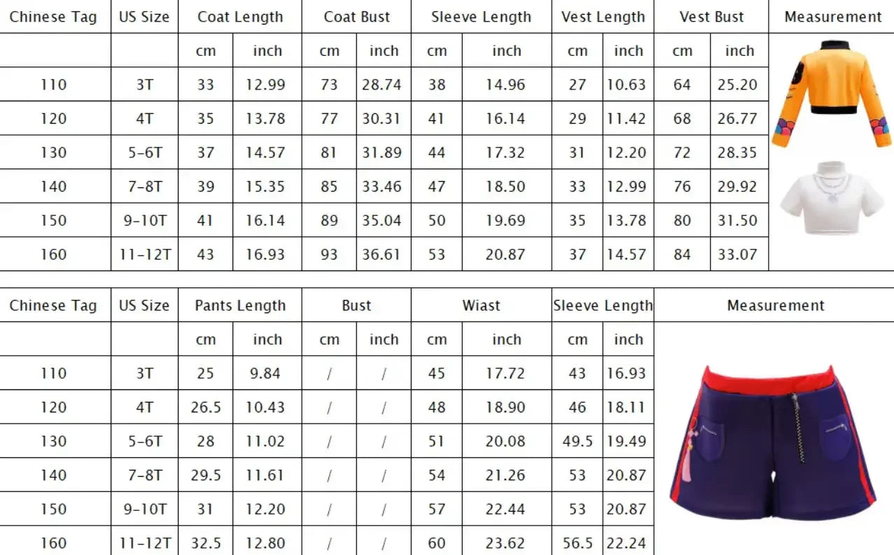 Girls Costume Cosplay Idol Group Kids Stage Outfit Halloween Costumes with Accessories