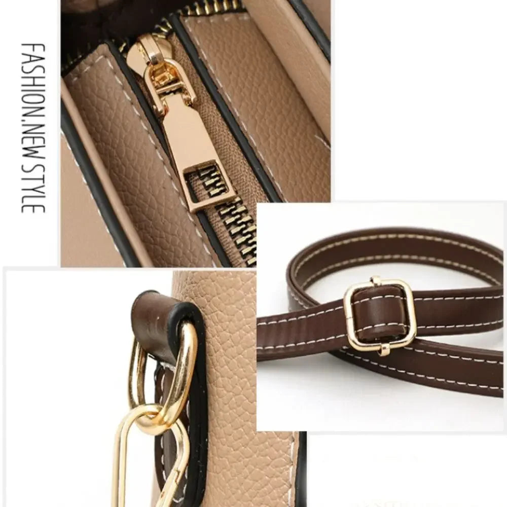 Luxury Shoulder Bag Female Bag Women Leather Handbags Multicolor High Capacity Crossbody Bags for Ladies Handbags