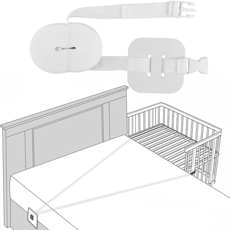 Mattress Connecting Strap Bed Bridge Twin Kit Adjustable Fixing Belt Sheet Fastener For Crib Baby Bed Connection Holder