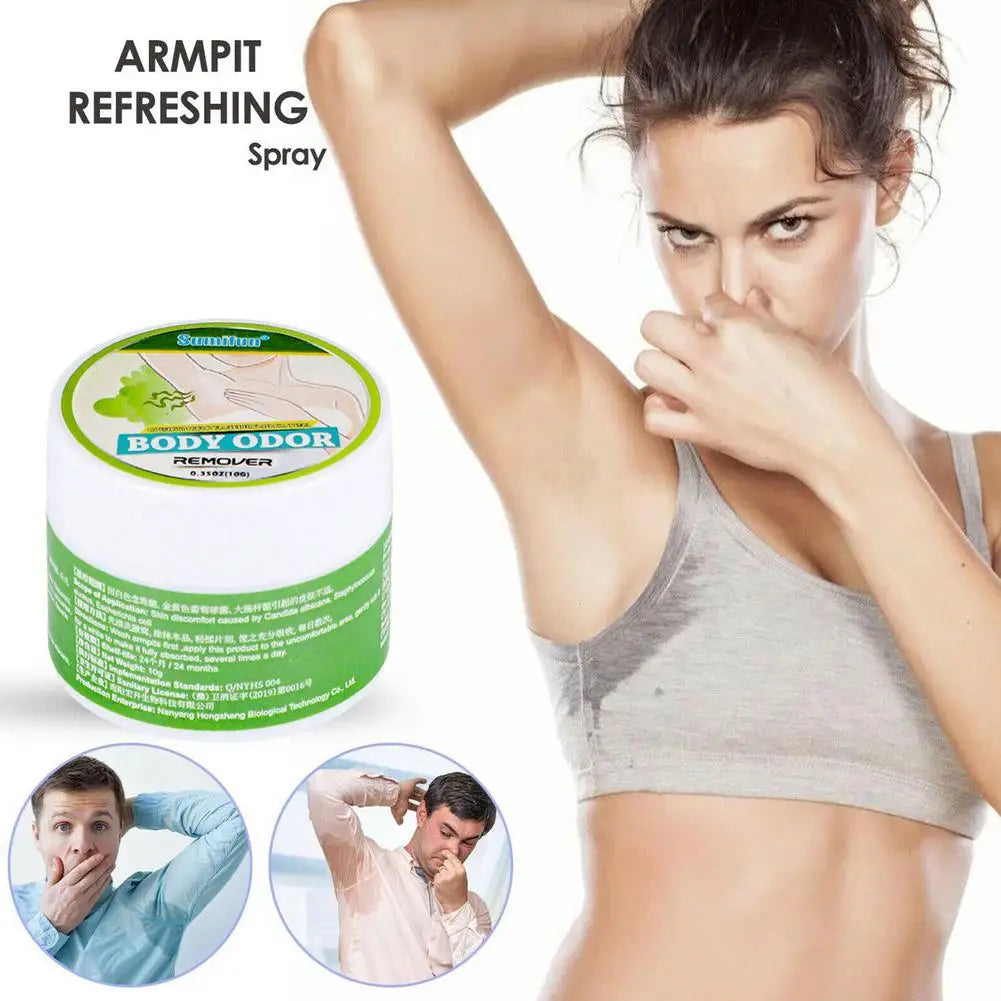Underarm Deodorant Cream Antiperspirant Deodorant Remove Foot Odor Body Odor Refreshing Body Mist Dry Non-Tacky