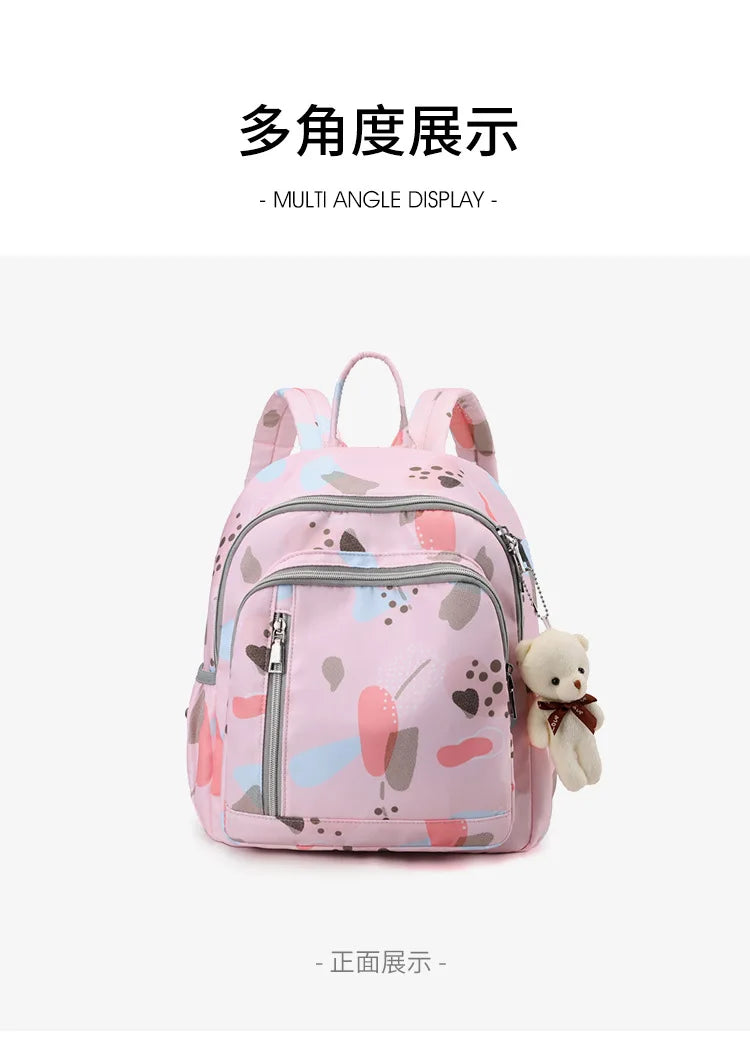 Fashion Mummy Travel Stroller Bag Large Capacity Mother Bag Carrying Pregnant Baby Nappy Backpack Activity Baby Diaper Backpack