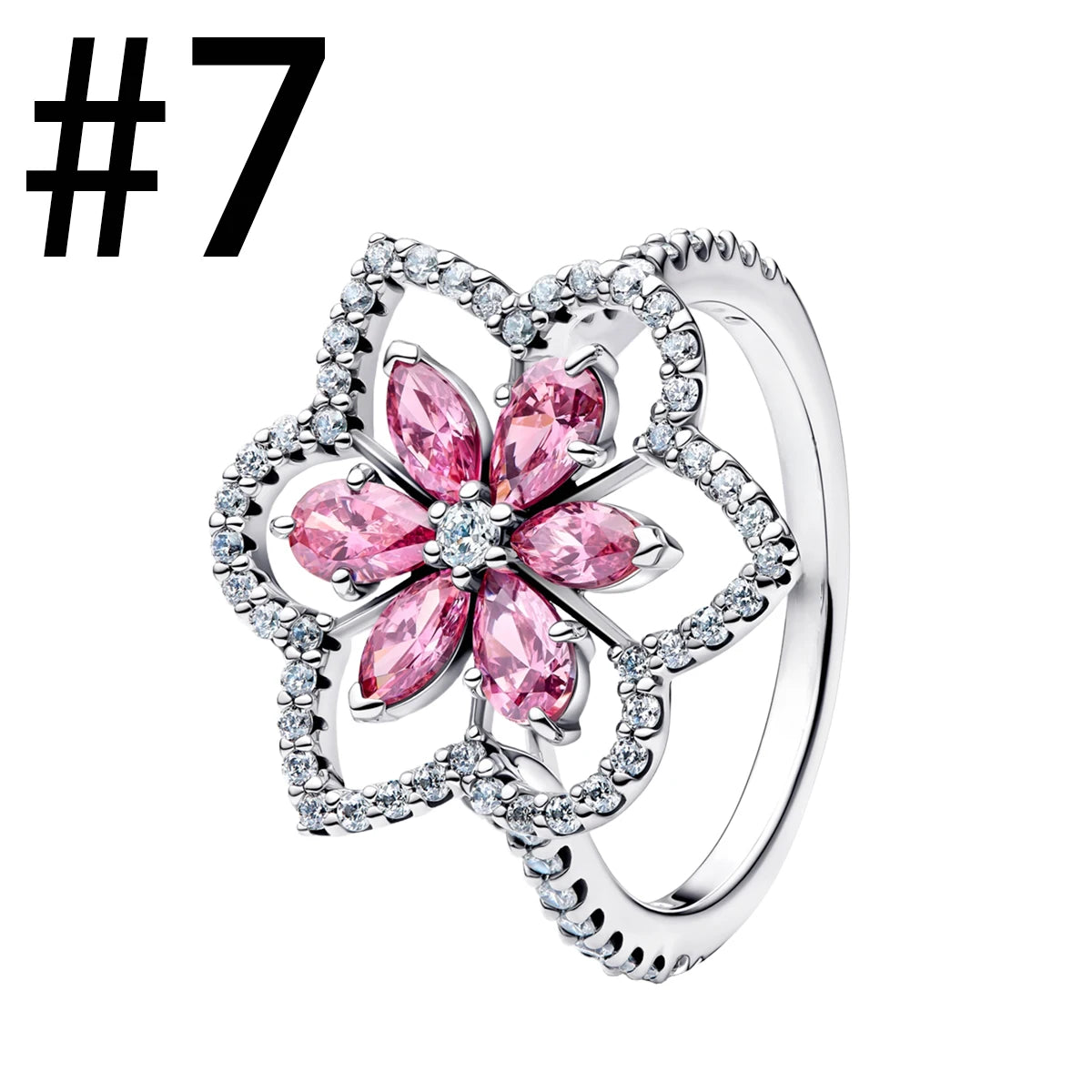 New 925 Sterling Silver Four Leaf Clover Flower Ear Stud Ring Pendant Bead fit DIY Women's Bracelets Necklaces Jewelry Gifts