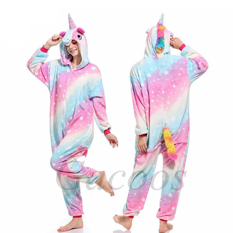 Kigurumi Onesie Kids Capybara Pajamas For Children Christmas Blanket Sleepers Baby Costume Winter Boy Girl Cat Jumspuit