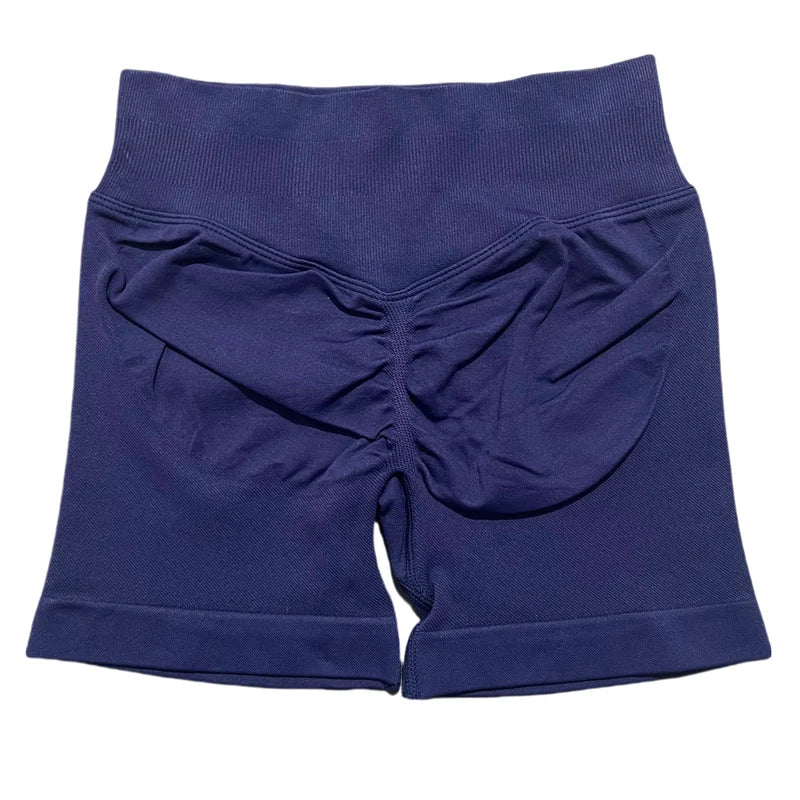 HISTELLO Sports Shorts 4.5‘’ High Waist Women Yoga Workout Shorts Seamless Leggings Stretch Fitness Sweatpants Gym Short