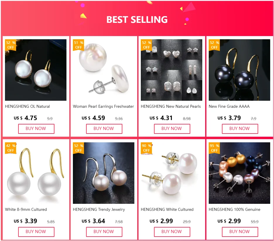 HENGSHENG New Simple 925 Sterling Silver Drop Dangle Earrings Double Natural Freshwater Pearls Fashion Jewelry For Wedding Women