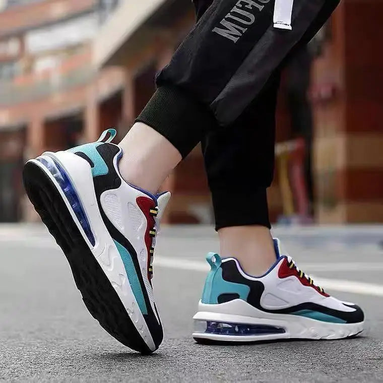 Unisex Large Size Sports Shoes Breathable Comfortable Spring Autumn Fashionable Casual Mesh Air Cushioning Low Top Sneakers