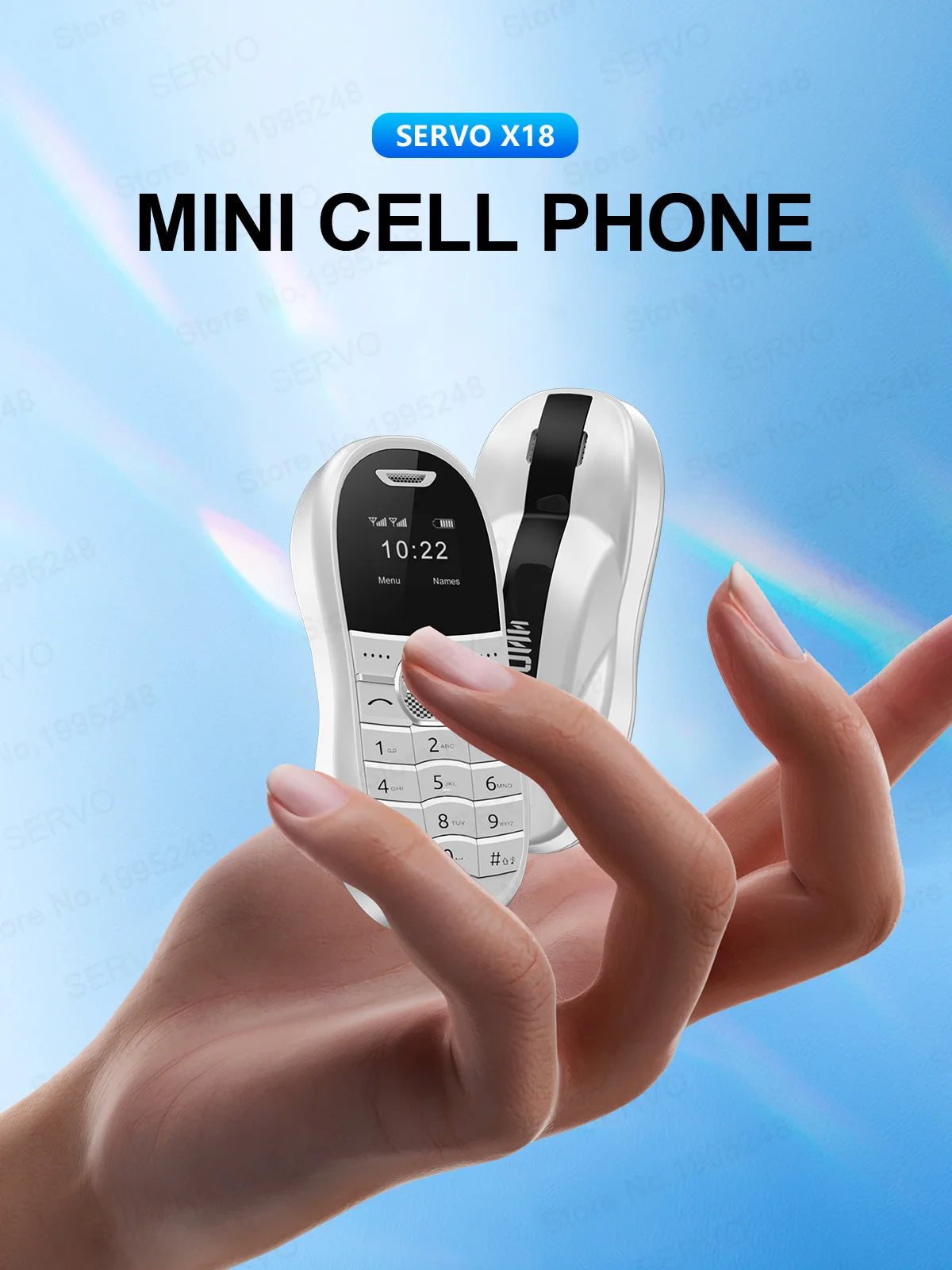 SERVO X18 Mini Sports Car Mobile Phone 2G GSM Call Recording Magic Voice Blacklist Dual SIM Standby Cute Backup Kids Cellphones