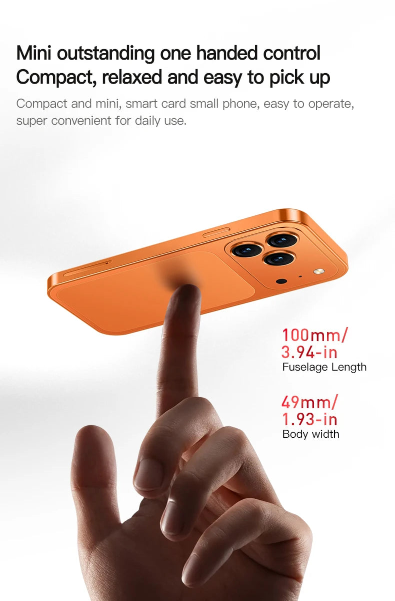 ONEMYTH 2026 new A18 Pro mini smartphone, 2GB RAM 16GB ROM, 4G network, 4.0-inch portable small Android phone