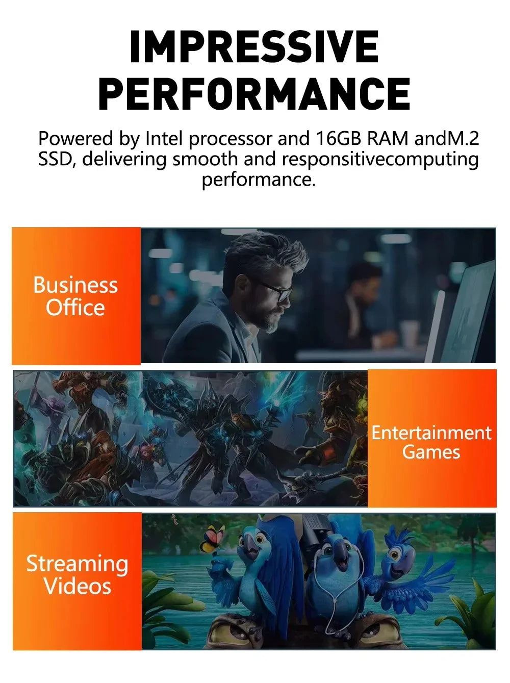 2026 Portable Intel Core i9-10980HK Computer Windows11 Pro 32GB RAM 1TB SSD Gaming Computer Dual-Band WiFi6 game Mini Desktop PC