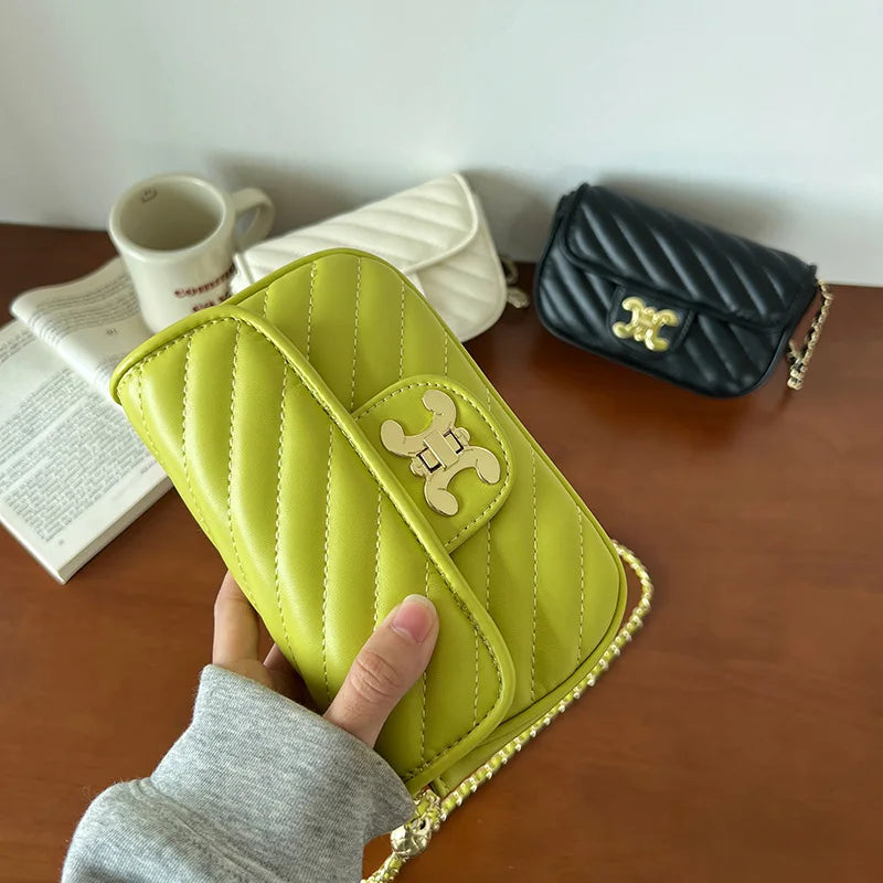 Fashion Women's Bag 2024 New Luxury Designer Bags Adjustable Shoulder Strap Women Shoulder Chain Bag