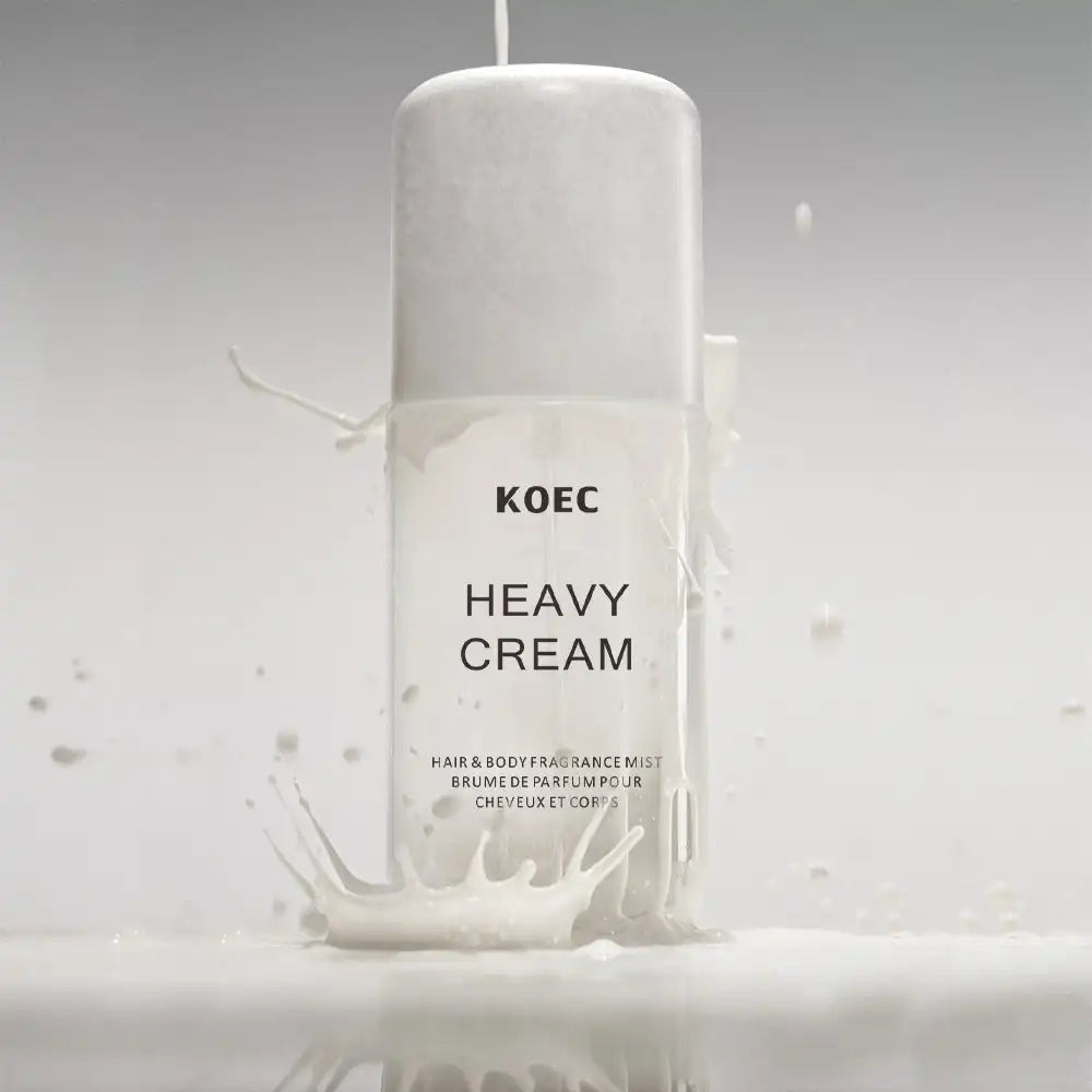 50ml KOEC Heavy Cream Fragrance Mist Perfume Moisturizing Refreshing Triple Notes Jasmine Vanilla Lemon Sugar Propylene Glycol