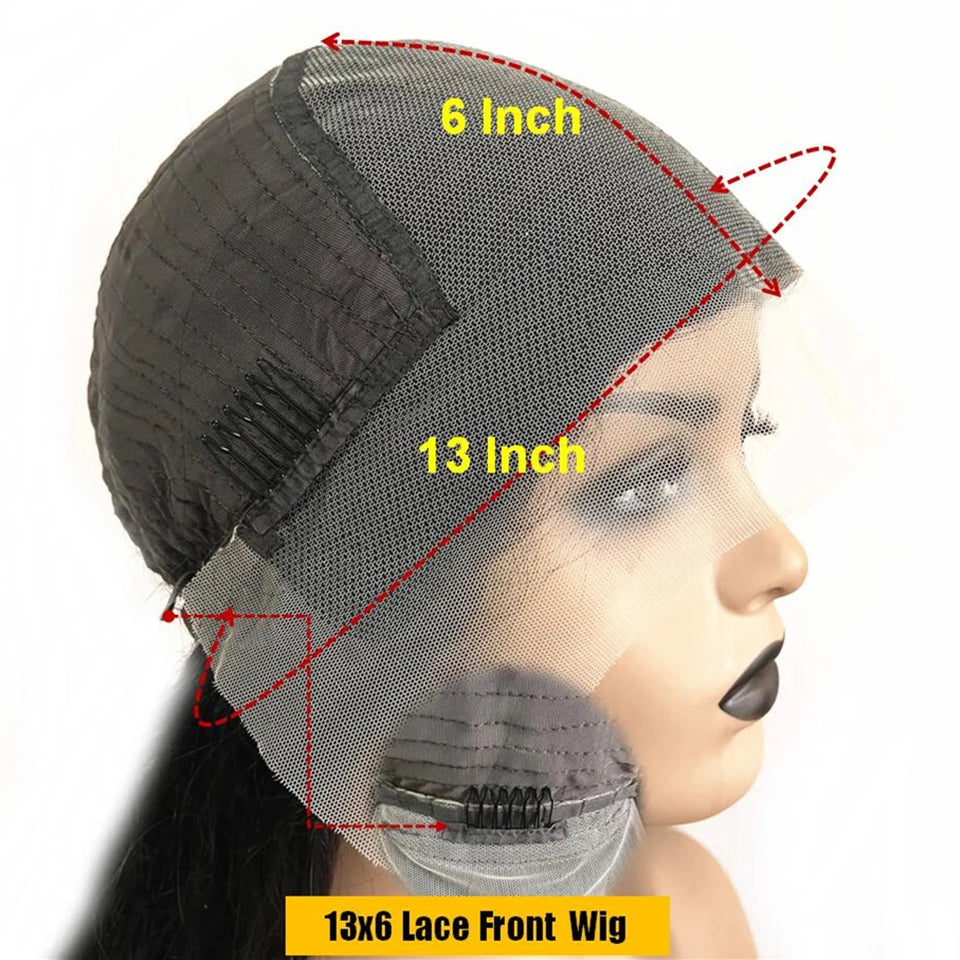 Side Part Dark Brown Highlight Glueless Human Hair Straight 13x6/360 Lace Front Wigs #4/6 Pre Plucked Brazilian 5x5 Silk Top Wig