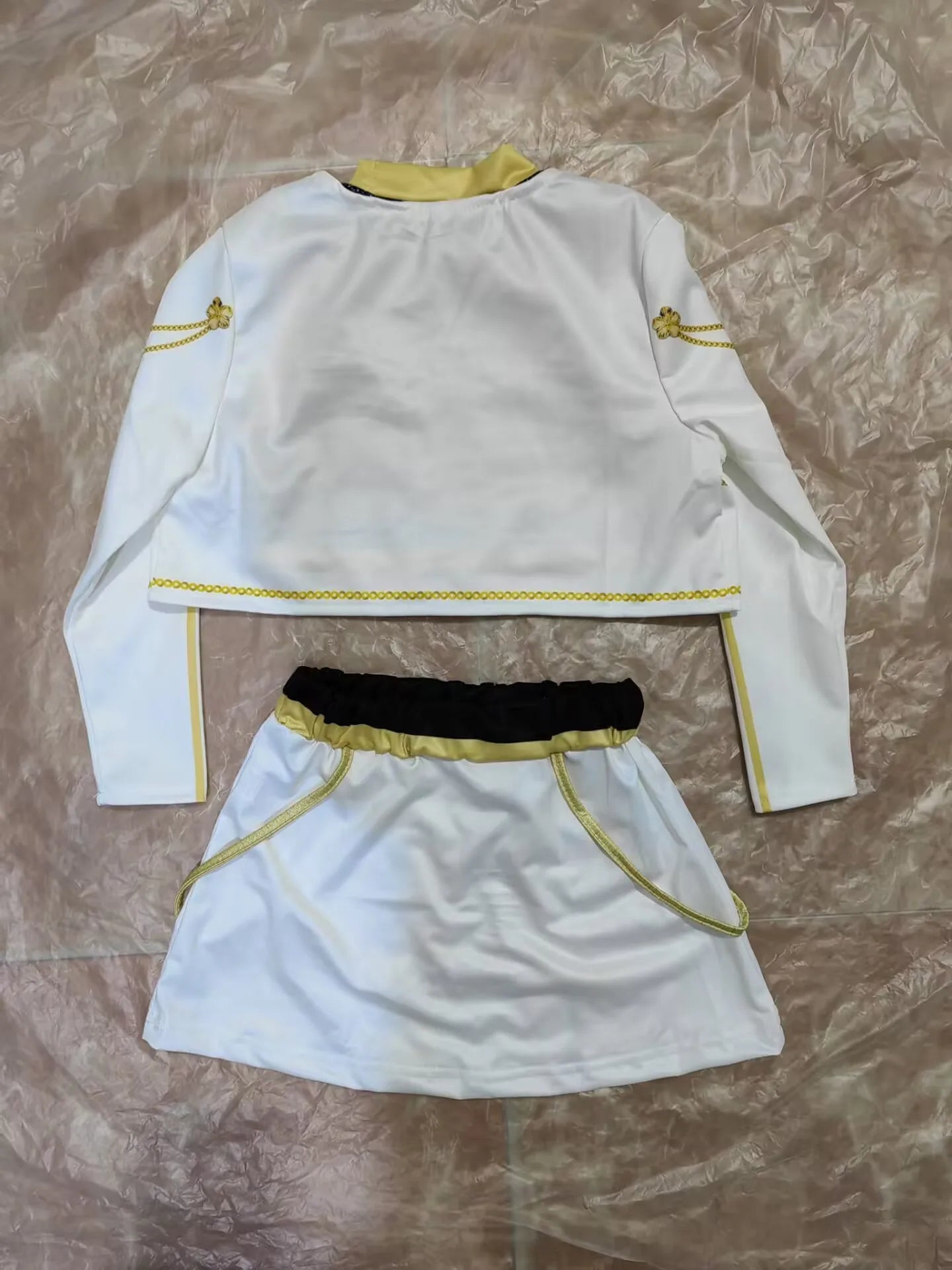 Cool Girl Cosplay Golden Costume Kids 3D Print Idol Group Singing Stage Performance Costume Child Halloween Party Clothes Suit