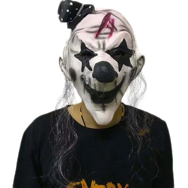 Halloween Various Clown Mask Cosplay Party Mask Latex Masks Helmet NPC Funny Prank Scare Headgear Bar Party Costume Props Mask