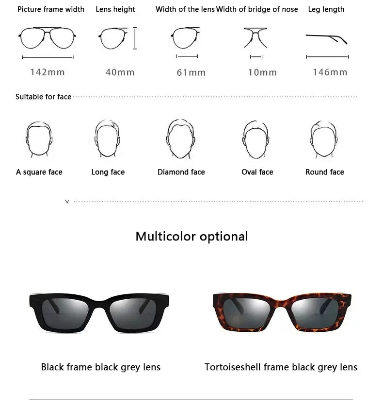 Small Rectangle Women Sun Glasses Brand Men UV Shades Retro Square Black Sunglasses 2021 Luxury Glasses White Decoration Eyewear