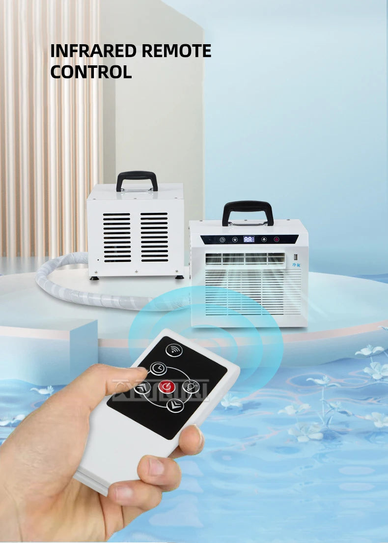 Remote Control Split Mobile Air Conditioner Car Portable Small Air Conditioning Machine Tent Klima Gerät 3000BTU