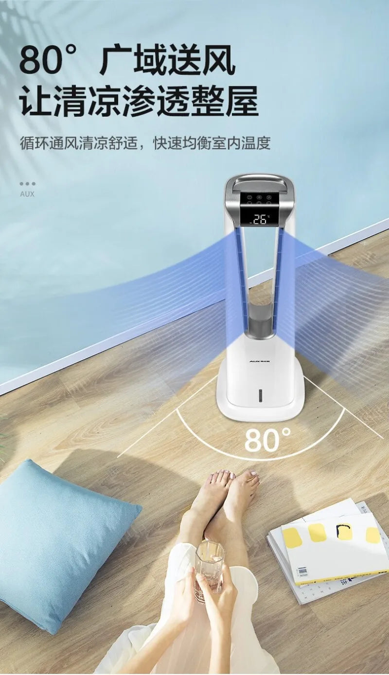 Bluetooth Remote Control Air Conditioning Fan Cooler Refrigerator Small Dormitory Water Cooling Fan