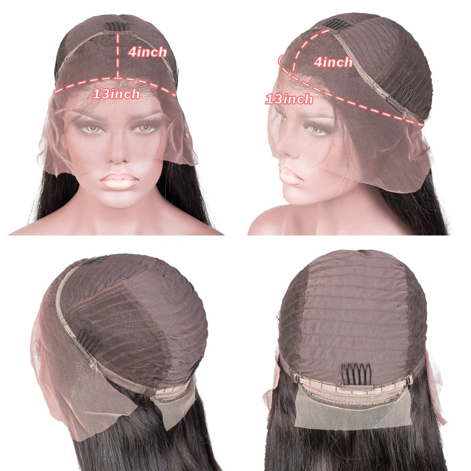 Pink Highlight Colored Human Hair Wigs Woman 13x4 Transparent Lace Front Wig On Clearance Sale Lace Frontal Wig Glueless HD Wigs