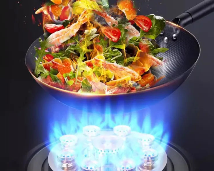Single Gas Stove Household Fierce Flame Desktop Embedded for Natural Gas and LPG
