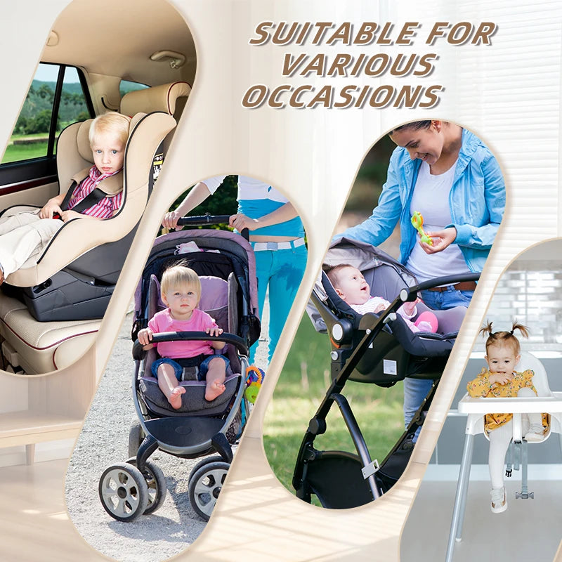 1-Pack — Car Seat & Stroller Cushion: Soft, Comfortable, Cooling, and Breathable — Suitable for Car Seats and Baby Strollers