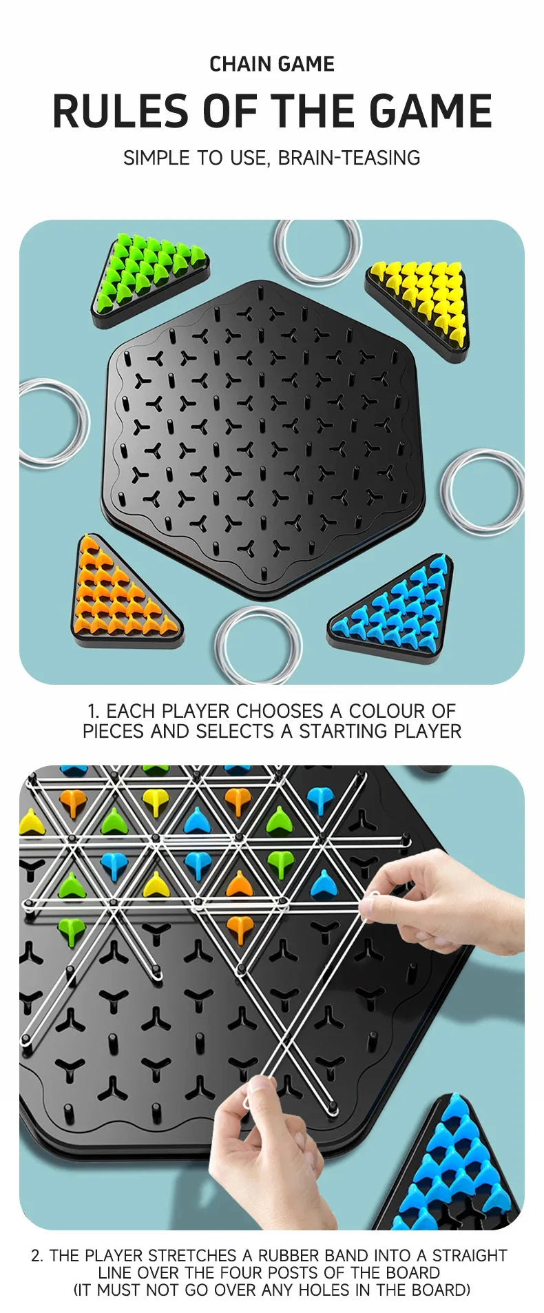 Triangle Chess Splendor Duel Board Game Strategy Game for Kids and Adults Fun Family Game Logic Chess Track Tables Game Toys