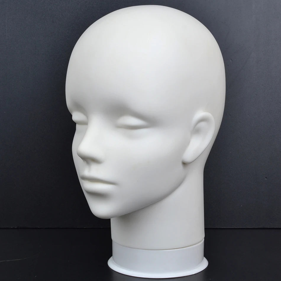 Mannequin Head Wig Stand With Adjustable Wig Tripod Stand Holder For Wigs Making Display With T Pins/Wig Cap Training Practice
