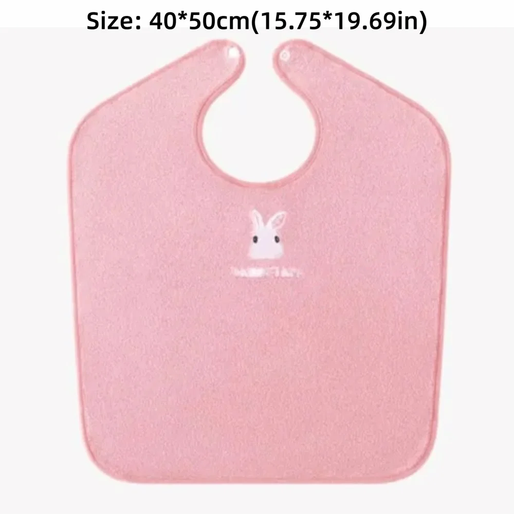 New Soft Baby Bibs Adjustable Snaps Water Absorbent Children's Washcloth Skin Friendly Toddler Face Towel for Feeding Eating
