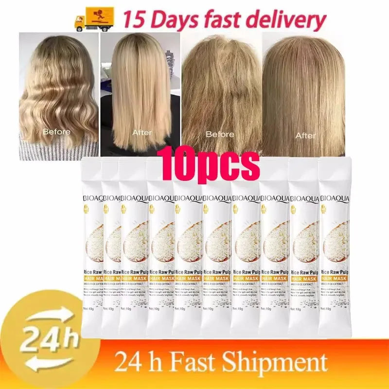 Keratin Hair Mask Magical 5 Second Repair Damage Frizzy Soft Smooth Shiny Hair Deep Moisturize Hair Treat Repair Hair Care Mask