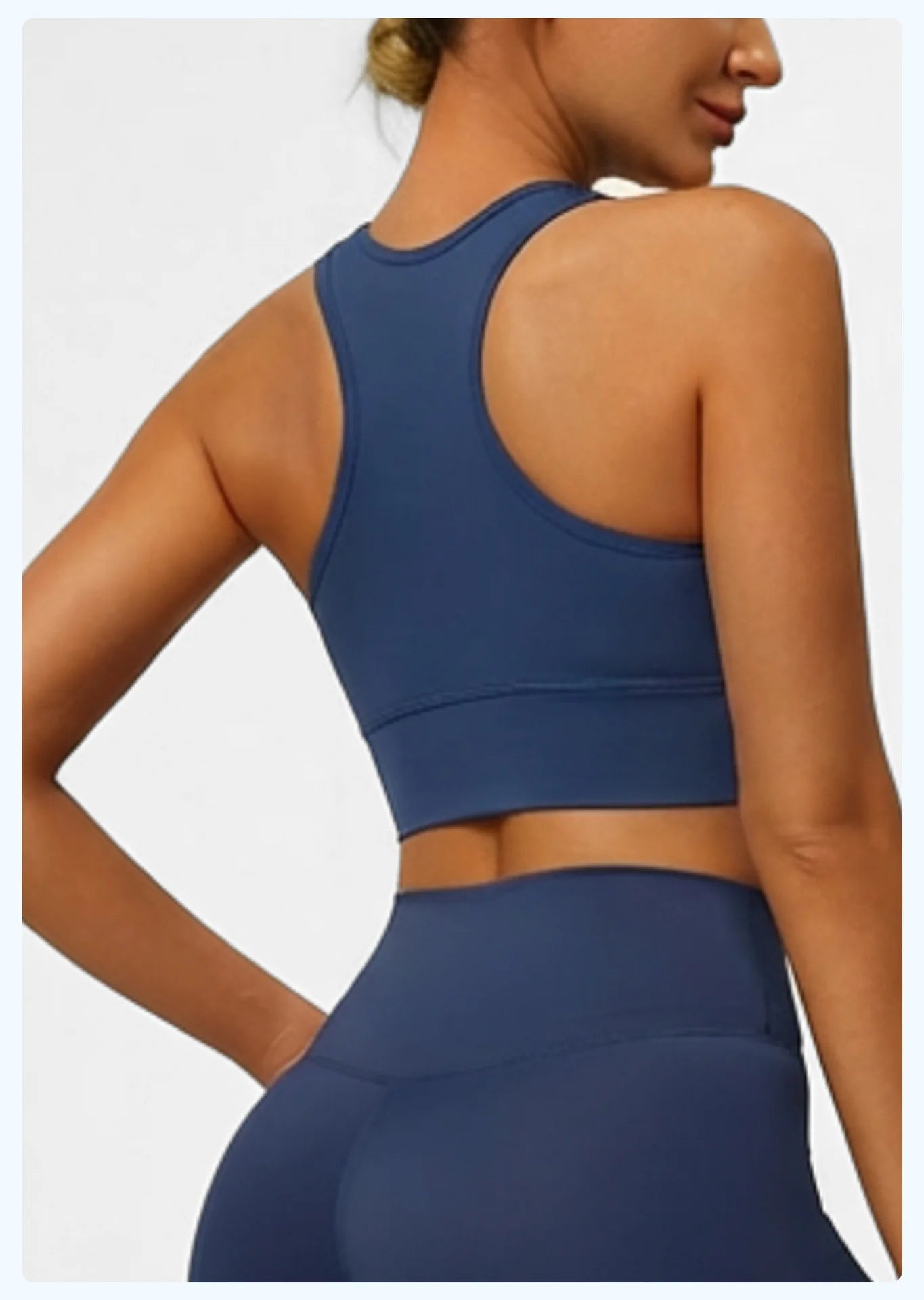 New Women's Sports Yoga Tank Top Halter Neck, Sexy Running Bra with Built-in Pads High-Intensity Shock-Absorbing Bra Tennis L