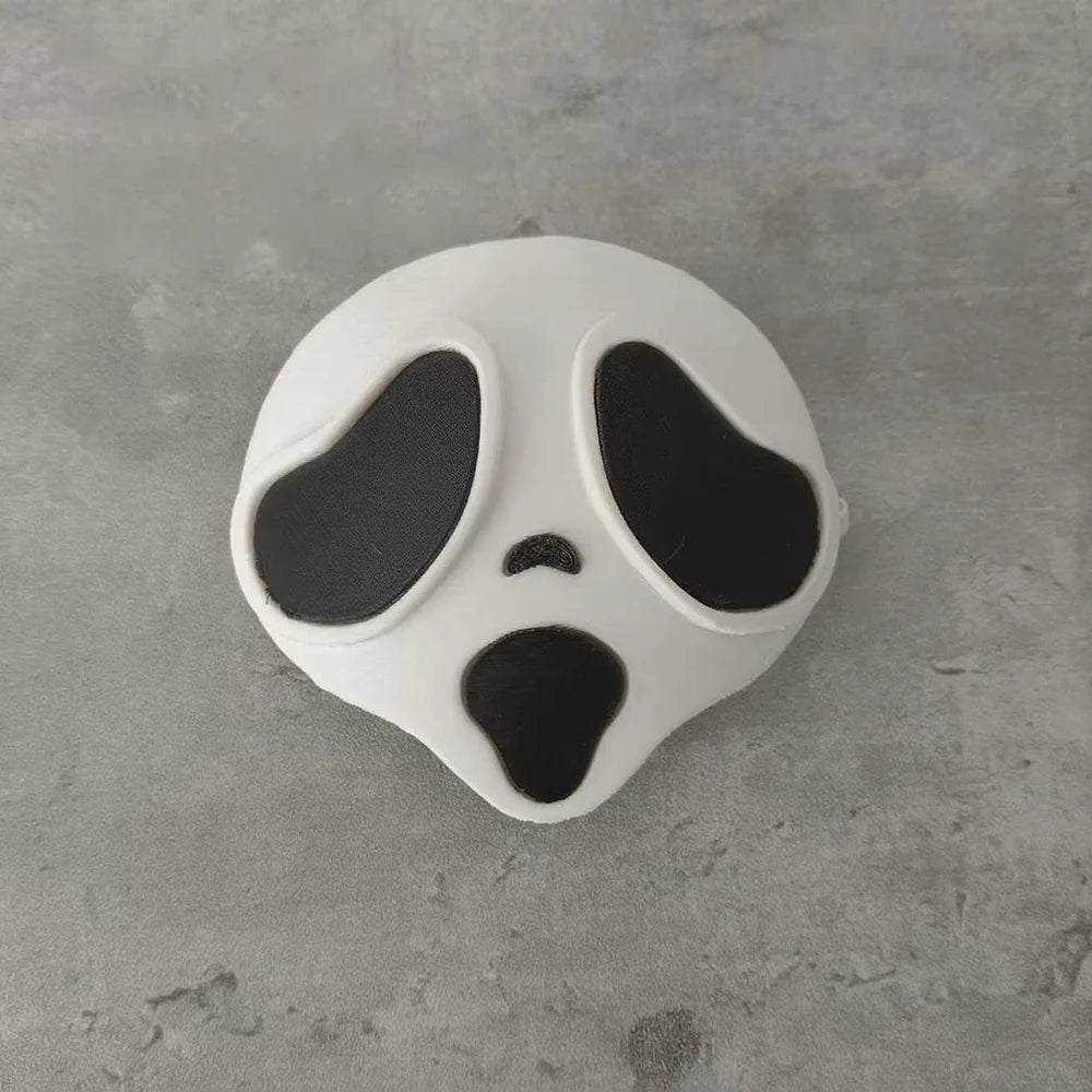 Halloween Ghost Scary Mask Decoration Gift DIY Creative Clothing for Labubu Doll Accessories Halloween Costume
