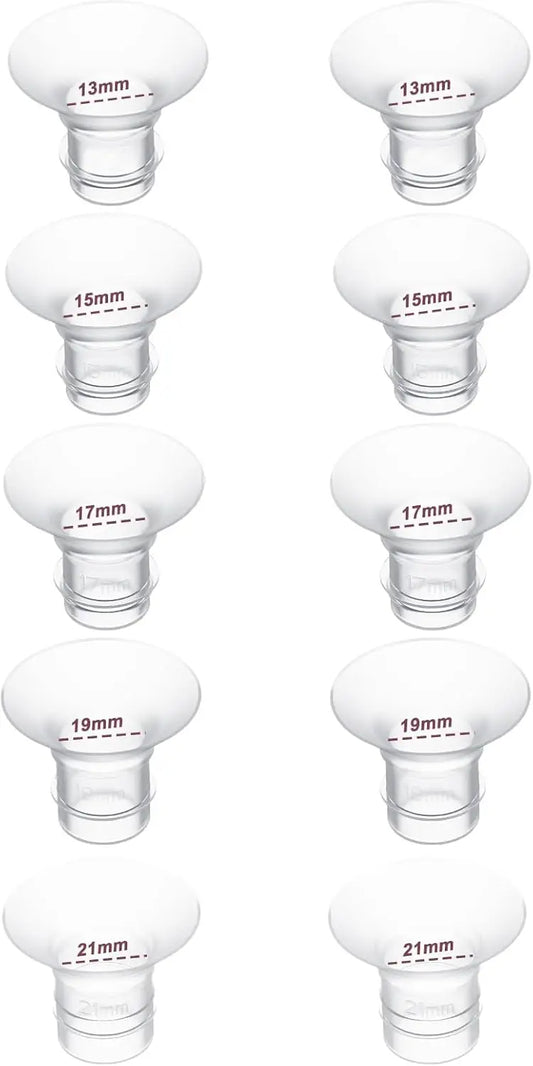 Flange Inserts Compatible with Medela/Spectra/Elvie/Momcozy/XIMYER/YOUHA 24mm Shields/Flanges,Reduce 24mm to Other Size
