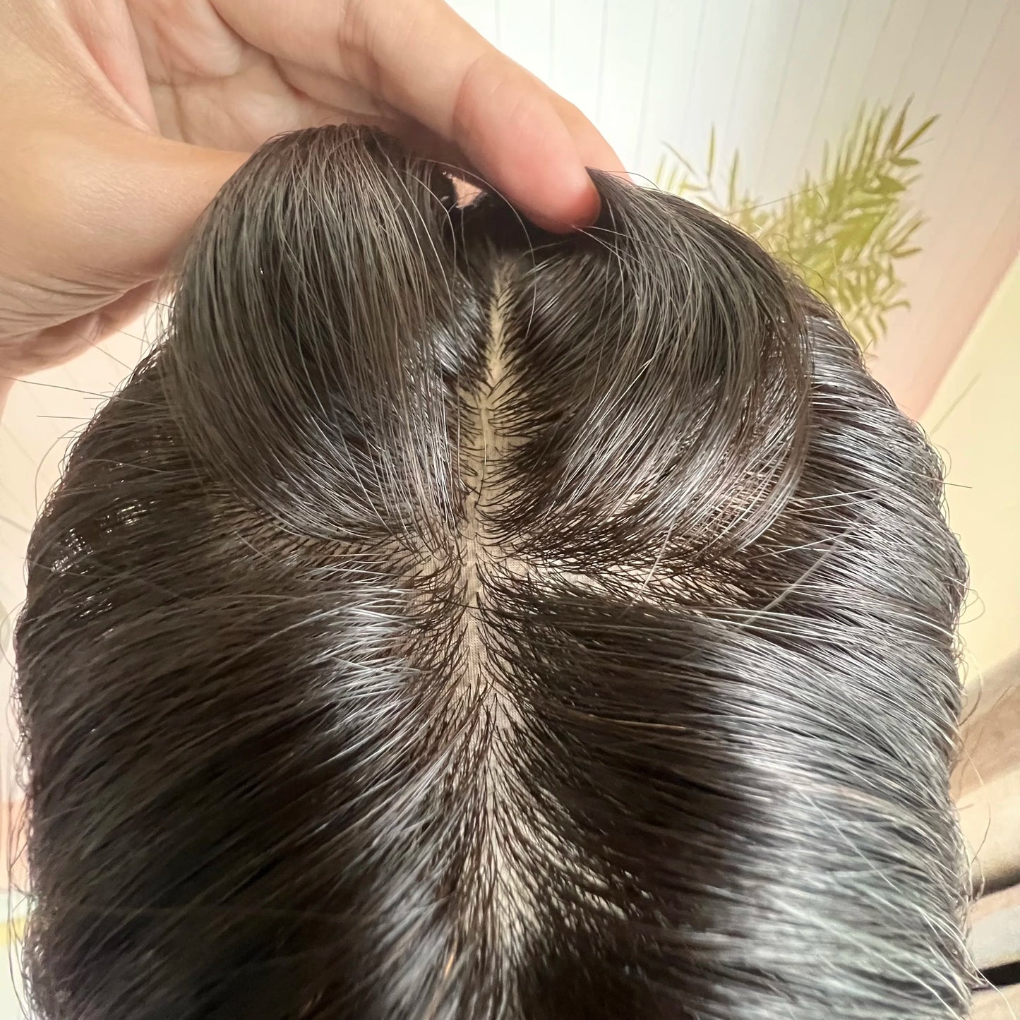 Side Part Dark Brown Highlight Glueless Human Hair Straight 13x6/360 Lace Front Wigs #4/6 Pre Plucked Brazilian 5x5 Silk Top Wig