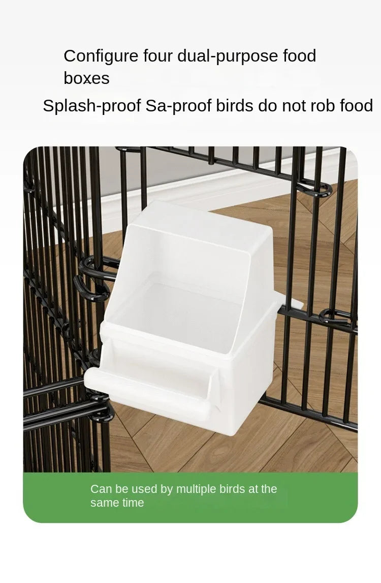 Hut Feeder Nest Bird Cage Parrot Carrier Breeding Villa Home Bird Cage Pigeon Luxury Oiseaux Accessoires Products Pet