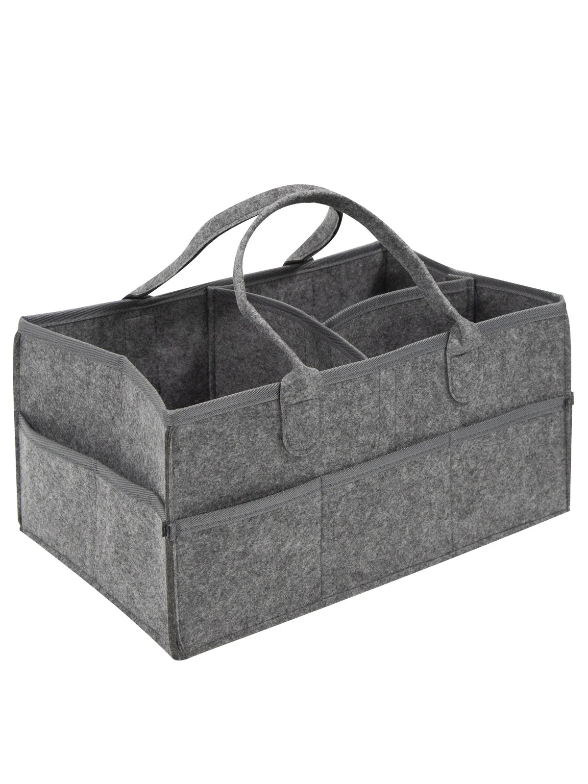 Baby Stroller Organizer - Foldable Mommy Tote Bag & Diaper Storage Hanging Basket | Portable & Thicken Design for Easy Access