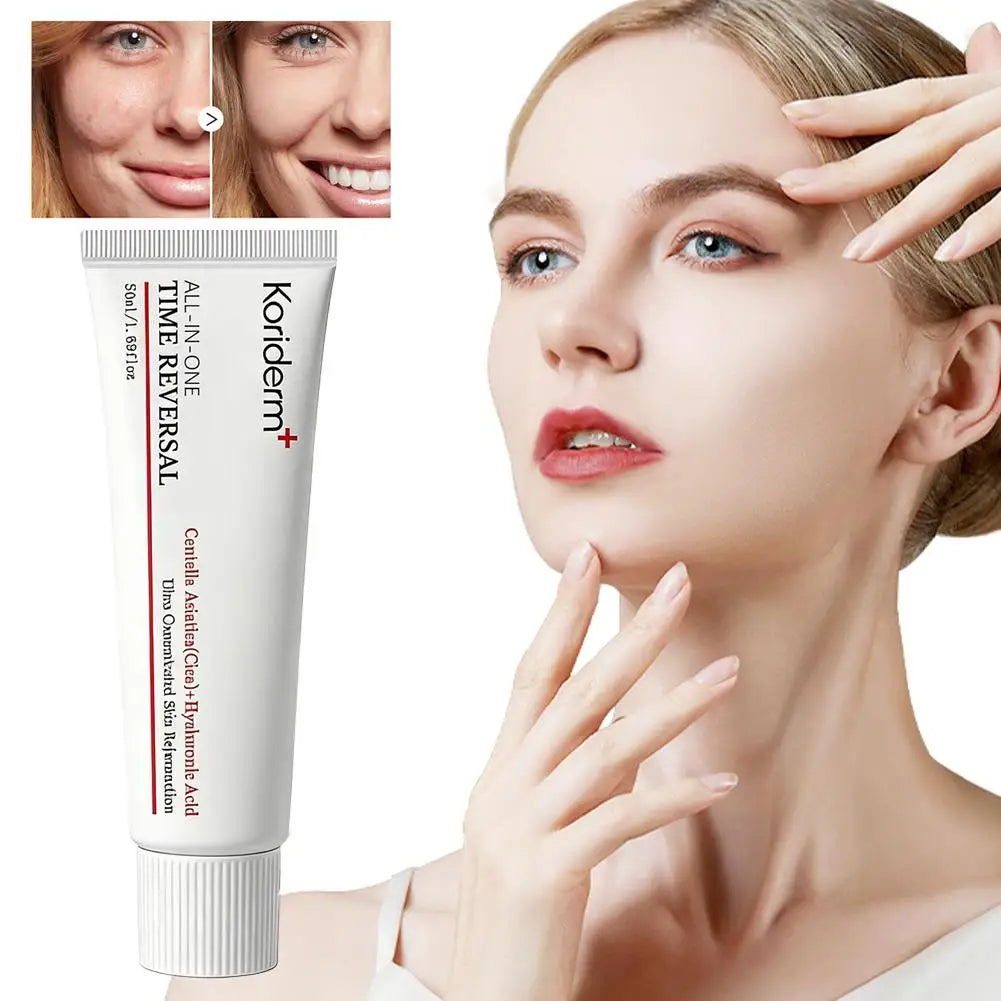 Koriderm™ Time Reverse All-in-One Cream Cica Anti Oxidative Whiten Anti-age Repair Cream Firming Eye Cream for All Skin Types