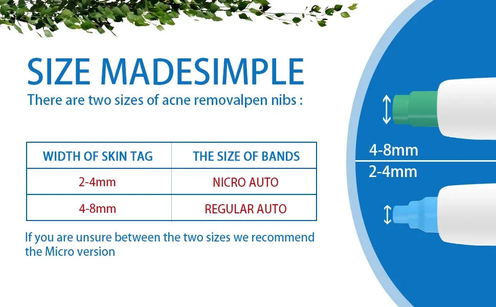 2 IN 1 Auto Micro Skin Tag Remover Device Standard And Micro Skin Tag Removal Kit Adult Mole Wart Remover Face Care Beauty Tools