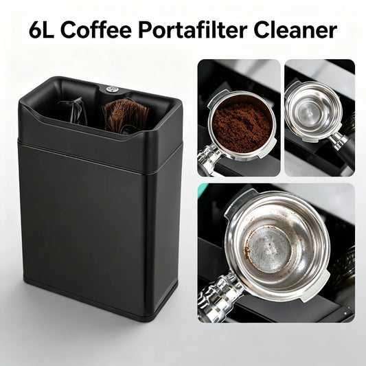 LX G512N-6L Coffee Portafilter Cleaner For 58mm Portafilter Automatic Coffee Cleaner 54/58mm For Cafe Commercial Espresso Tools