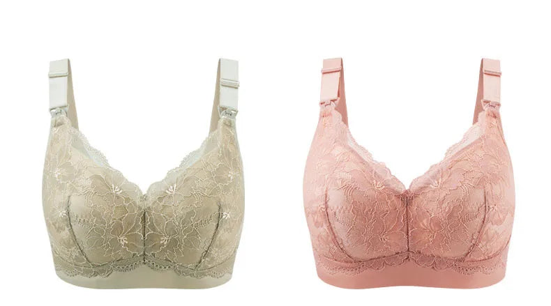 Breastfeeding Underwear Frontal Woman Plus Size Seamless Bra Feeding Nursing Bra Wirefree Pregnant Women Maternity Bras