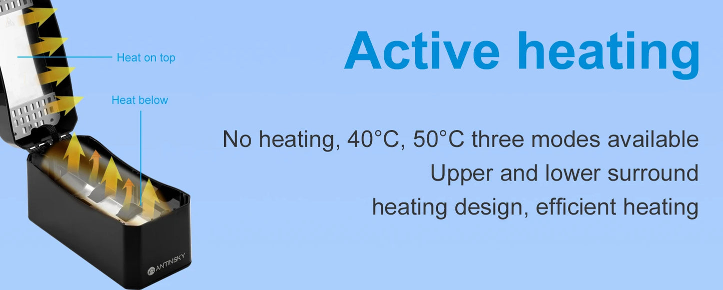 Antinsky Heat Mixer HM100 Easy to Operate Active Heating Mixing Suitable for Elegoo/Anycubic/Phrozen LCD DLP SLA 3D Printer