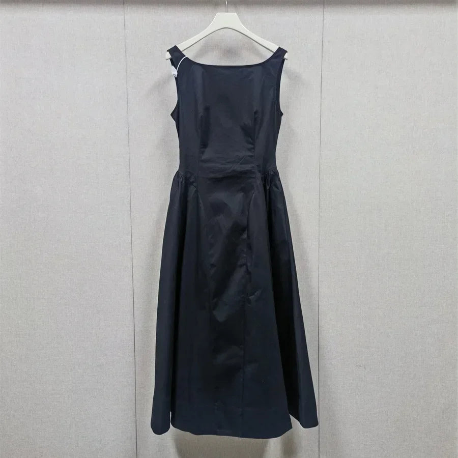 slash neck Backless A-line sexy women dress new elegant summer dresses sexy midi party dresses