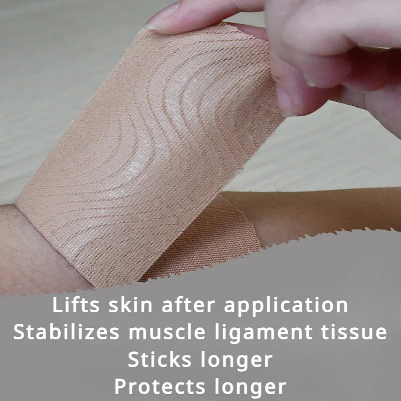 Sports Waterproof Kinesiology Tape Stickers Athletic Bandage  Protector Strapping Pain Relief Tennis Gym
